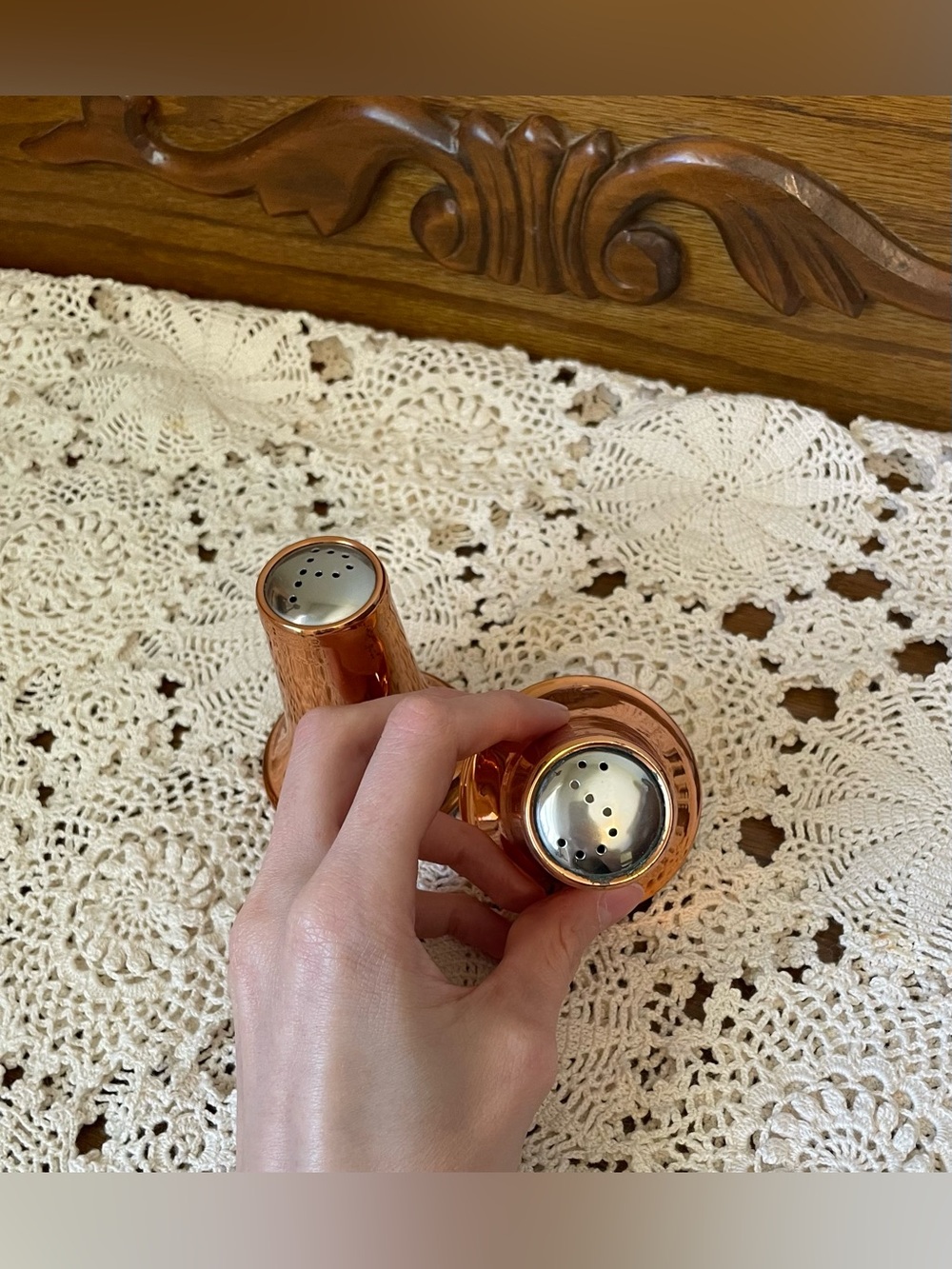 Coppercraft Guild Copper Salt & Pepper Shakers - Picture 6 of 11